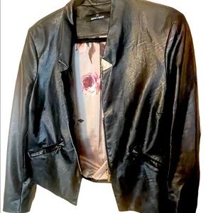 Faux leather jacket